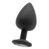 Ouch! Plug Diamond Extra Large – 8 x 4.4 cm Noir